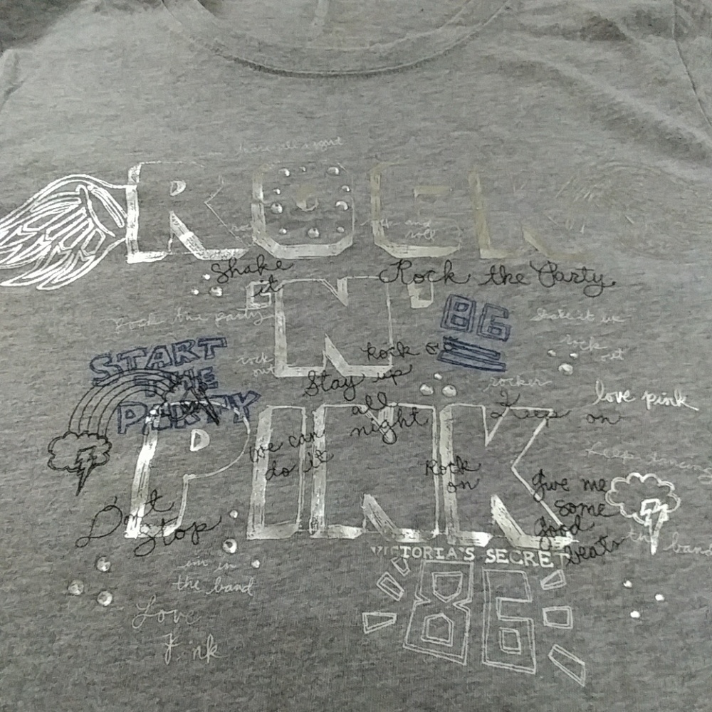 Victoria Secret Rock-n-Pink long sleeve t-shirt